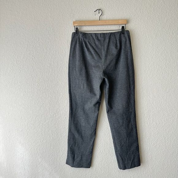 J. JILL Pointe Slim Leg Pants Slit Ankle Pull On in Grey - Picture 4 of 10